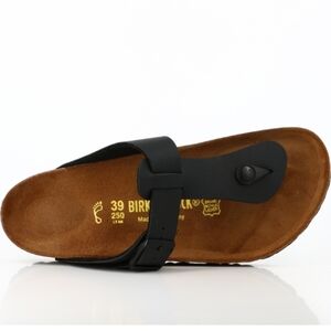 Birkenstock Giseh Black Leather Sandals Size 39